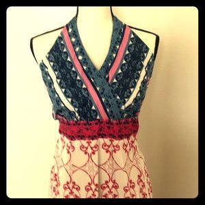 Summer halter maxi dress